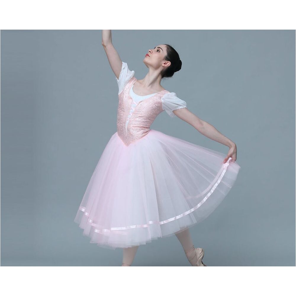 Professional Romantic Ballet Tutus With Puff Sleeve - Pink Arabesque Life Professional Romantic Ballet Tutus With Puff Sleeve - Pink Arabesque Life