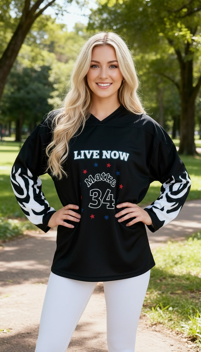 Faith In Motion - Live Now Recycled Hockey Fan Jersey
