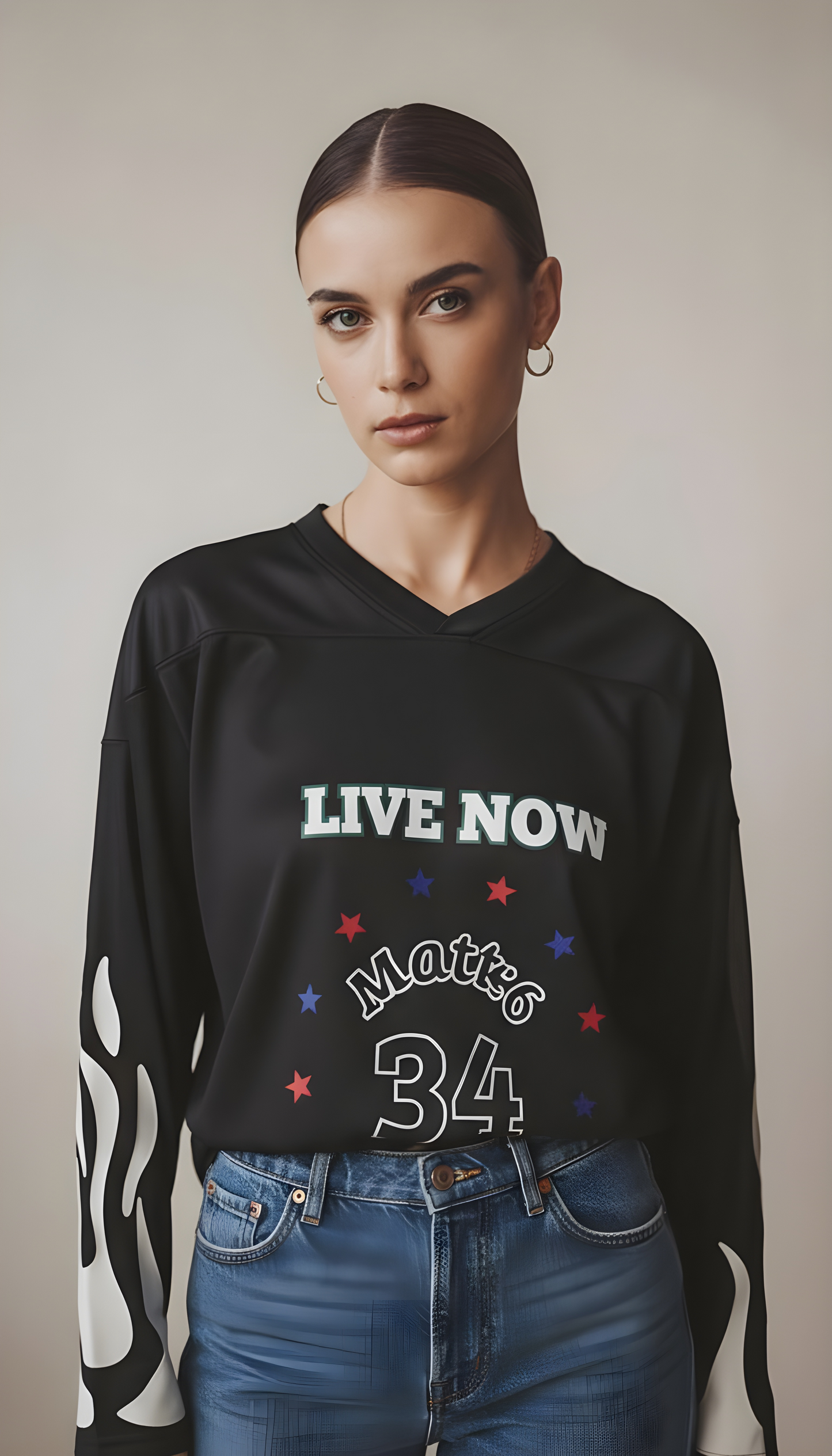 Faith In Motion - Live Now Recycled Hockey Fan Jersey