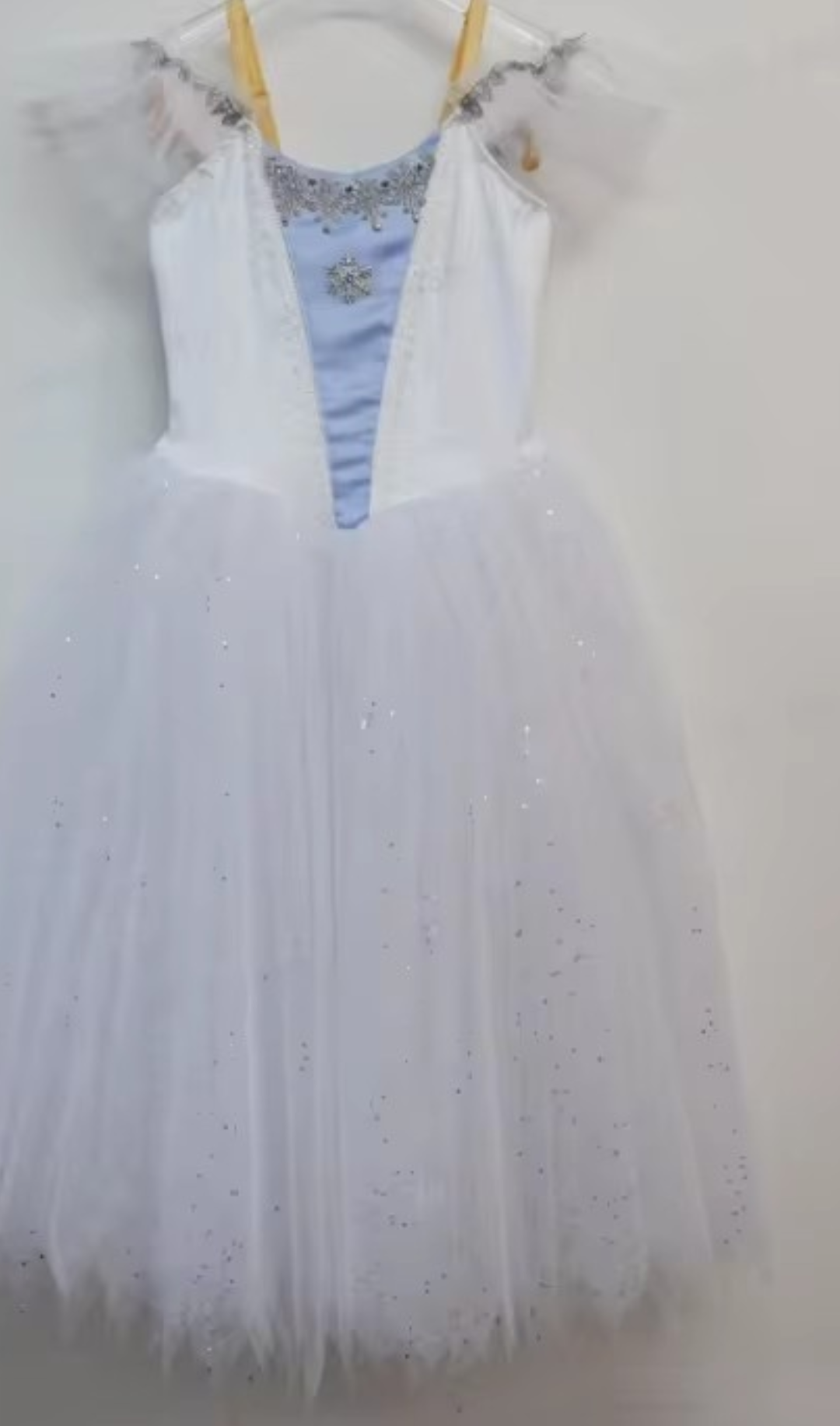 Simple Back or Zipper Snow Flakes Romantic Tutu - Choose Style