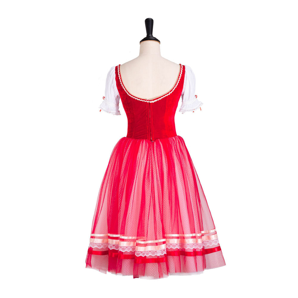 Accents Romantic Peasant Tutu Pink or Burgundy , Blue, Yellow, Red.