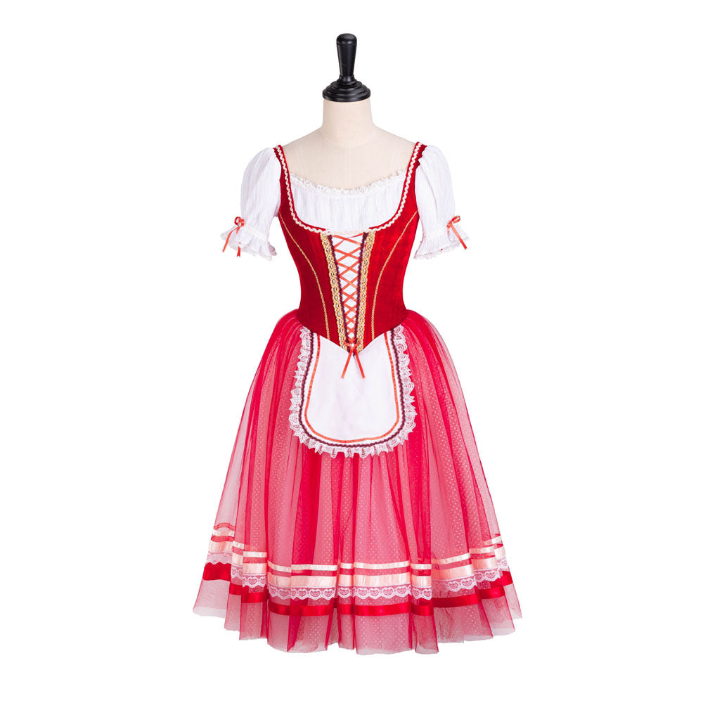Accents Romantic Peasant Tutu Pink or Burgundy , Blue, Yellow, Red.