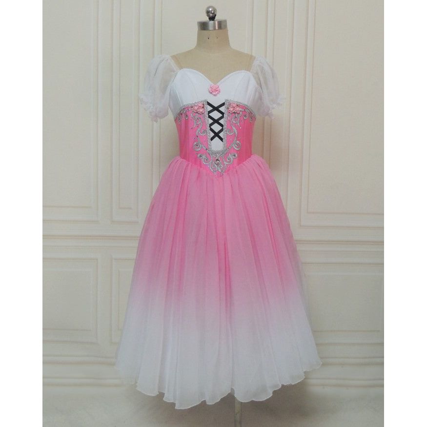 Peasant Customized Blue, Pink or Lavender Color Ballet Dress