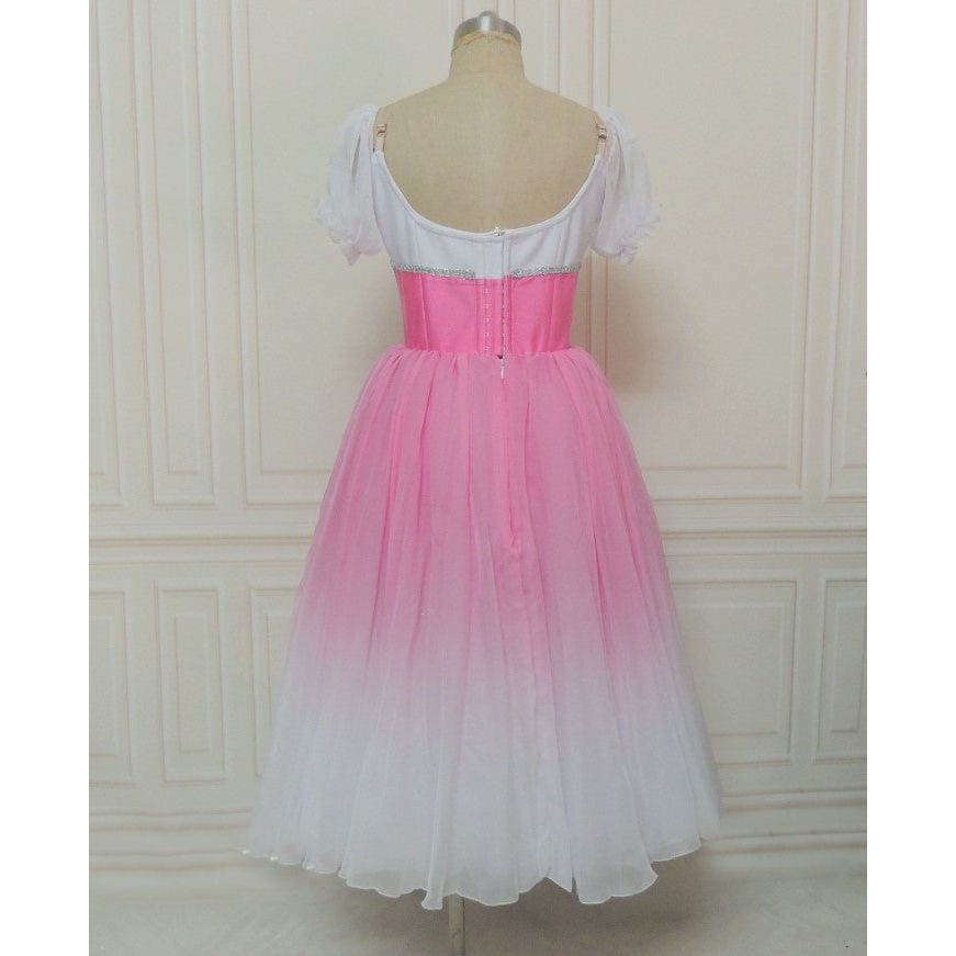 Peasant Customized Blue, Pink or Lavender Color Ballet Dress