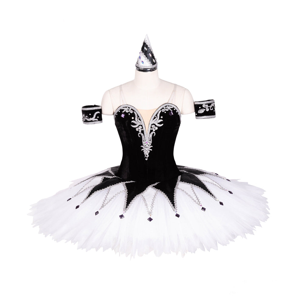 Black & White Doll Competition Pancake Tutu