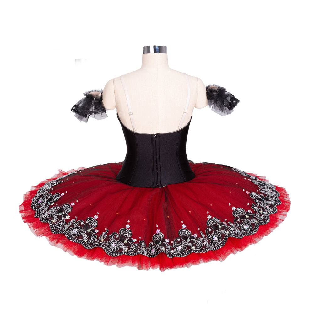 Red Madalena Competition Pancake Tutu