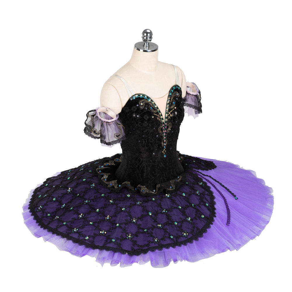 Professional Premium Legacy Black And Purple Tutu