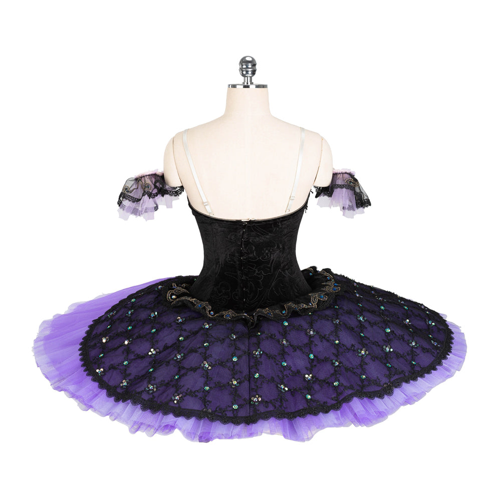 Professional Premium Legacy Black And Purple Tutu