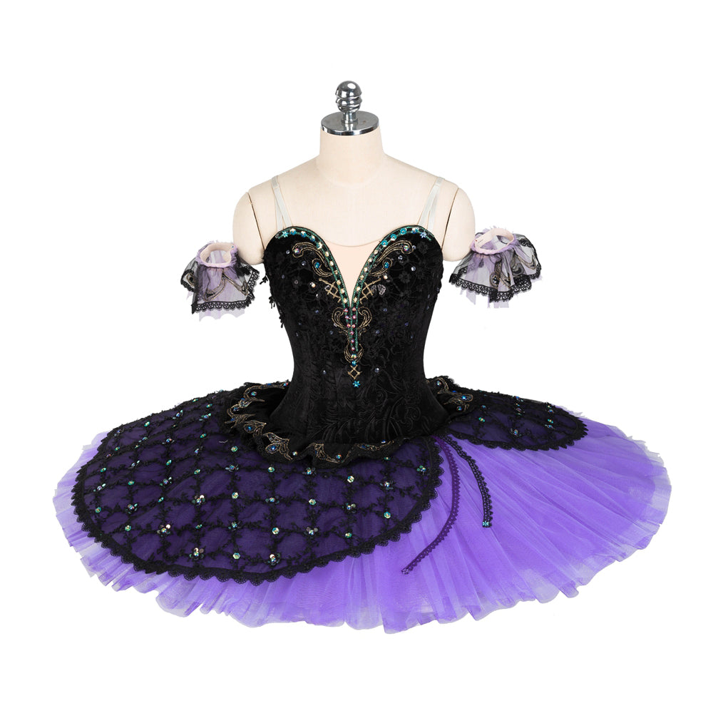 Professional Premium Legacy Black And Purple Tutu