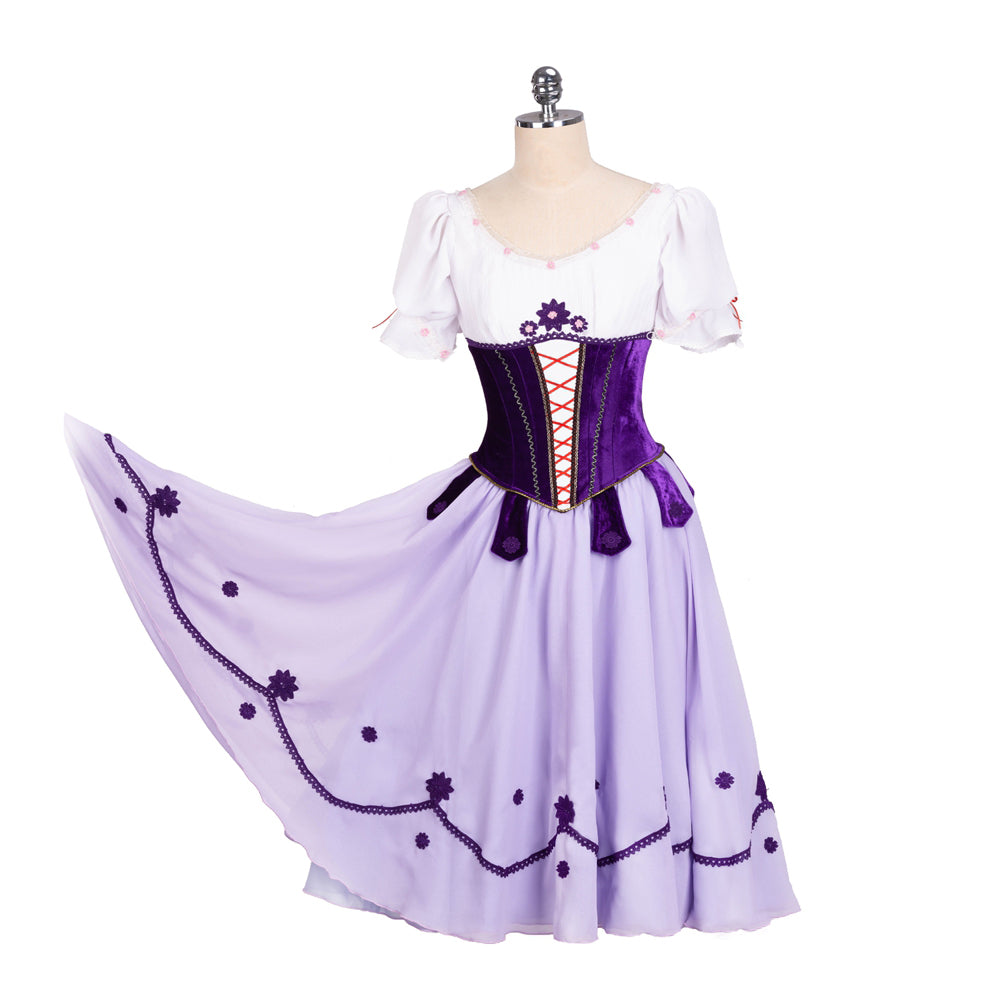 Professional Romantic Party Dress - Purple, Pink, Green or Burgandy