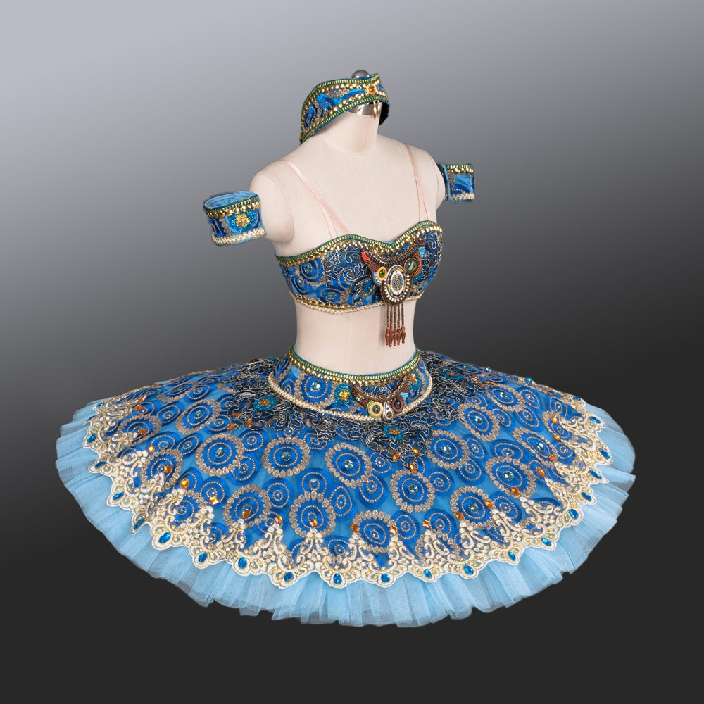 La Bayadere Odalisque Two Piece Blue Pancake Tutu