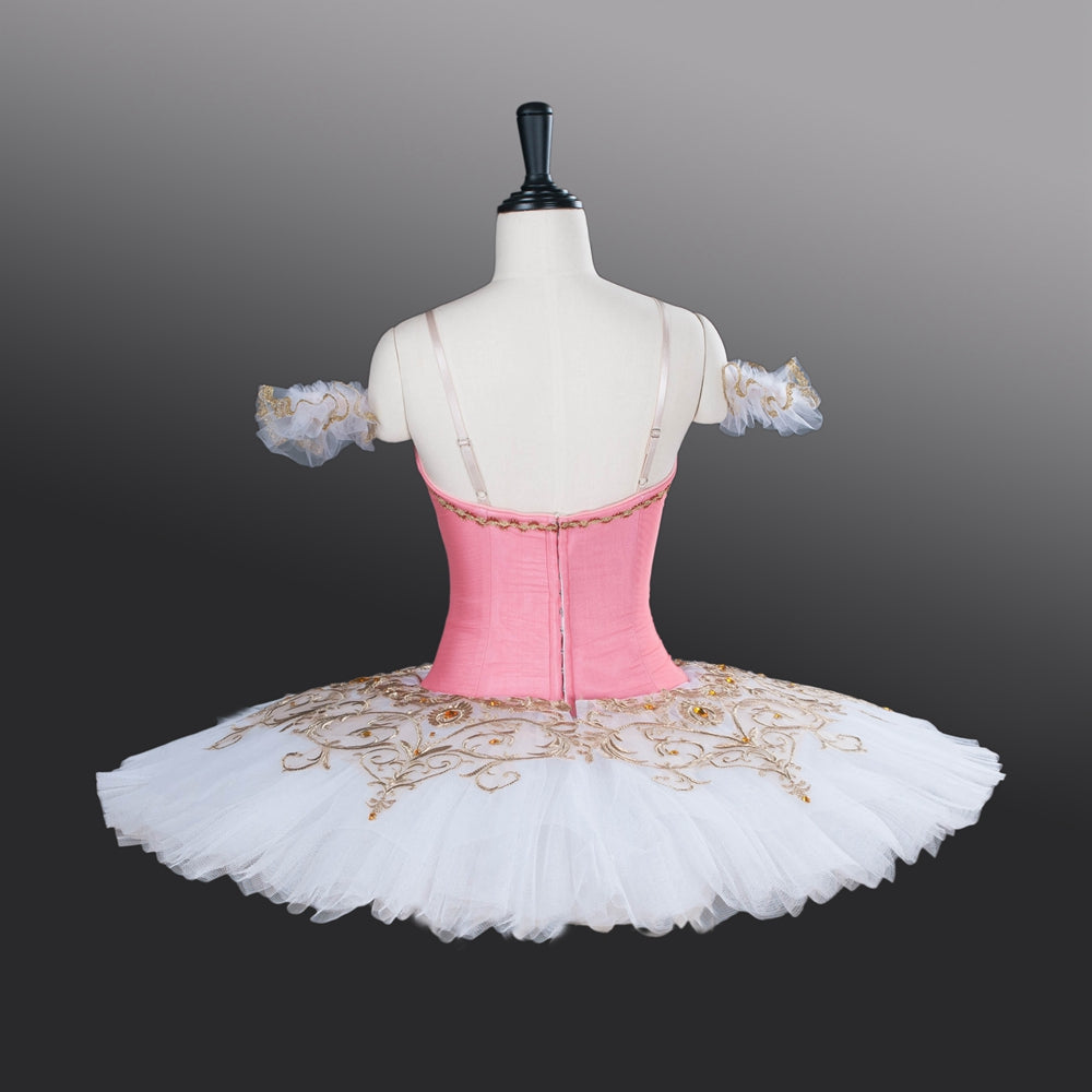 Pink or Peach With Gold Professional Pancake Tutu
