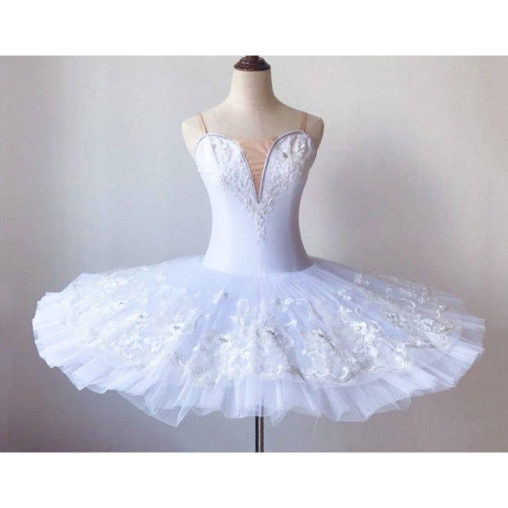 Classical White Elegant Simple Pancake Tutu - Choose Variation Style!
