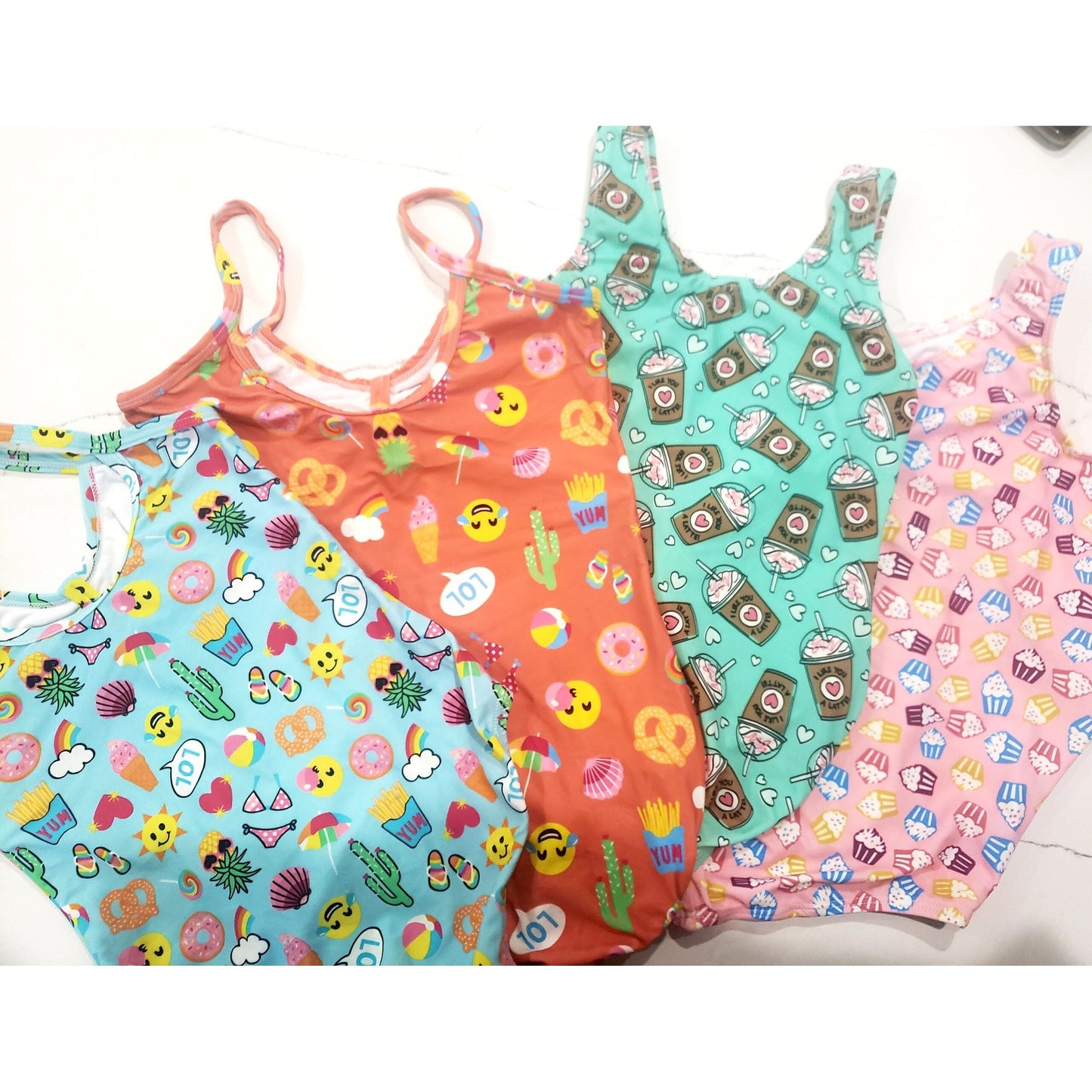 Candy Collection Kids Leotard - Choose Two Designs - 5 Designs Available!