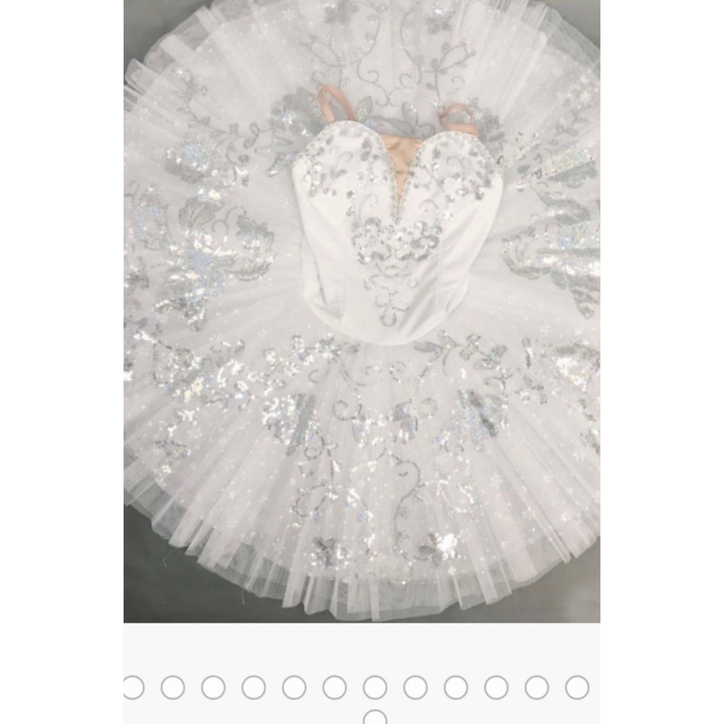 Classical White Elegant Simple Pancake Tutu - Choose Variation Style!