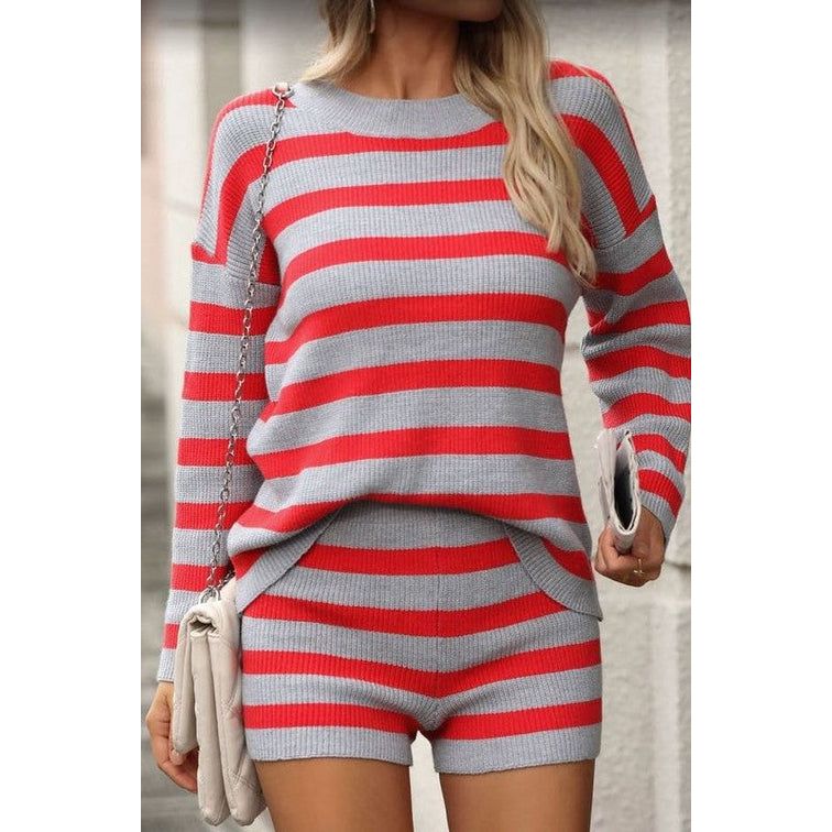 Bahama Striped long sleeve 2 piece set