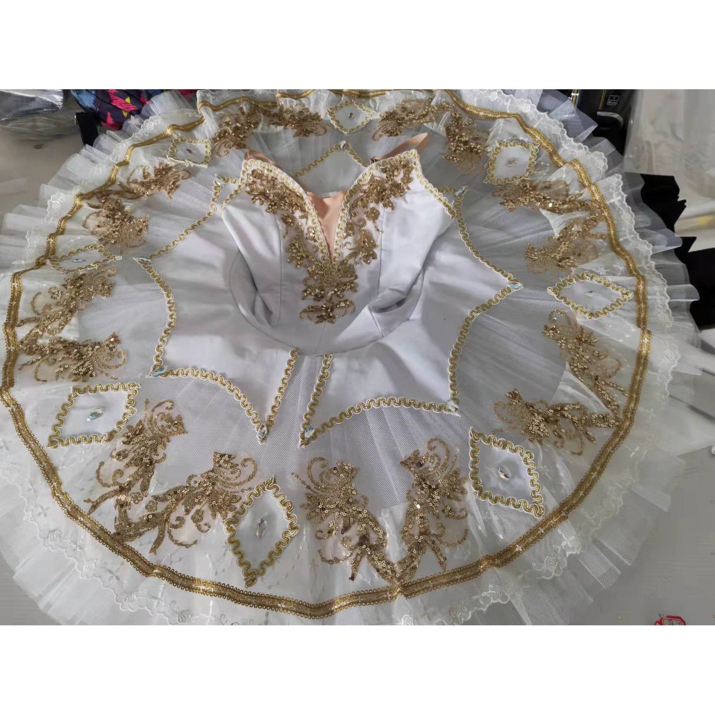 Classical White Elegant Simple Pancake Tutu - Choose Variation Style!