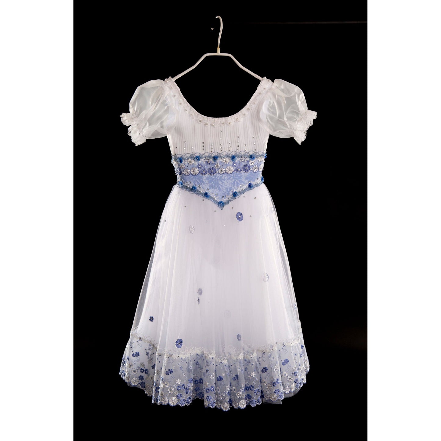 Romantic Peasant Ocean Blue Professional Ballet Tutu Dress
