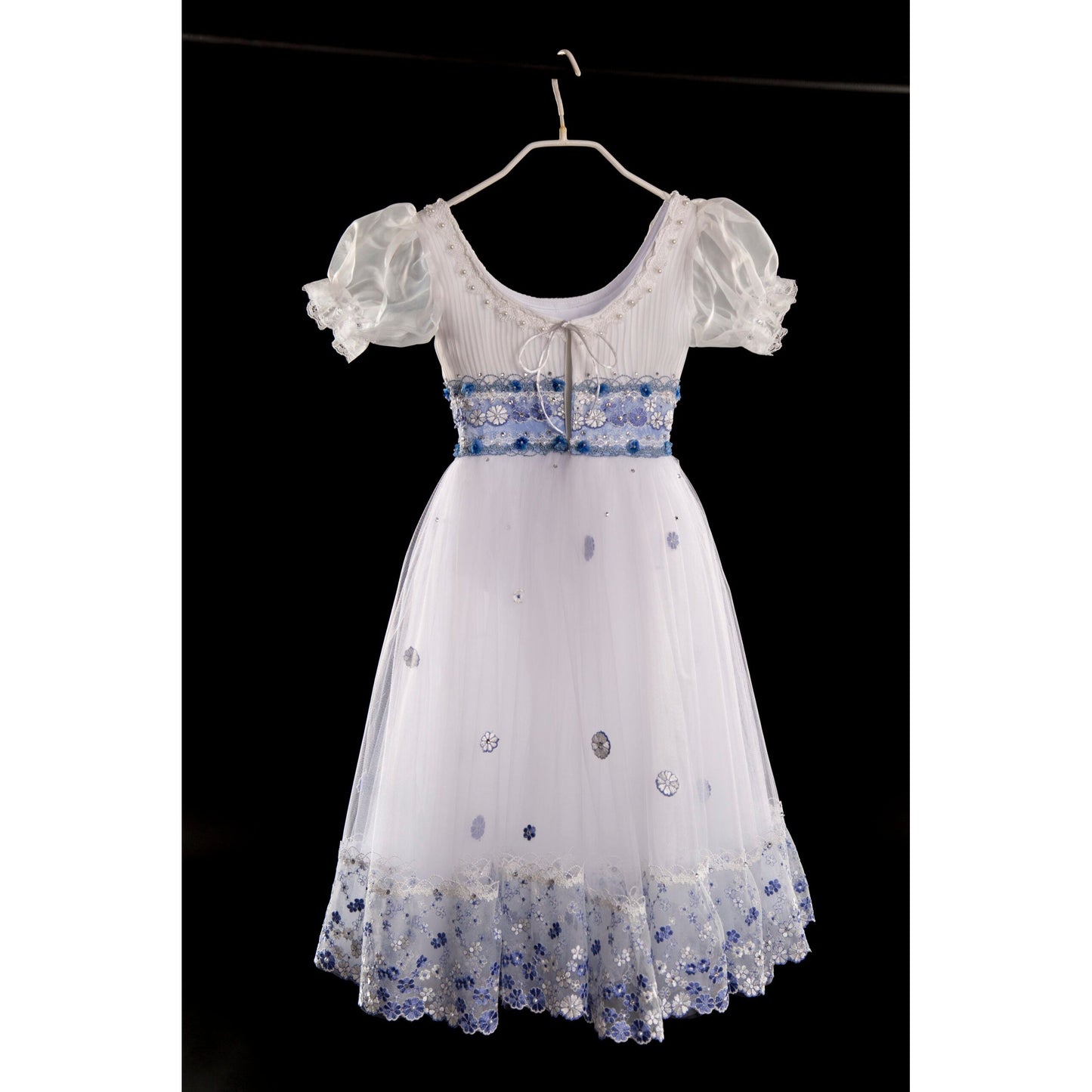 Romantic Peasant Ocean Blue Professional Ballet Tutu Dress