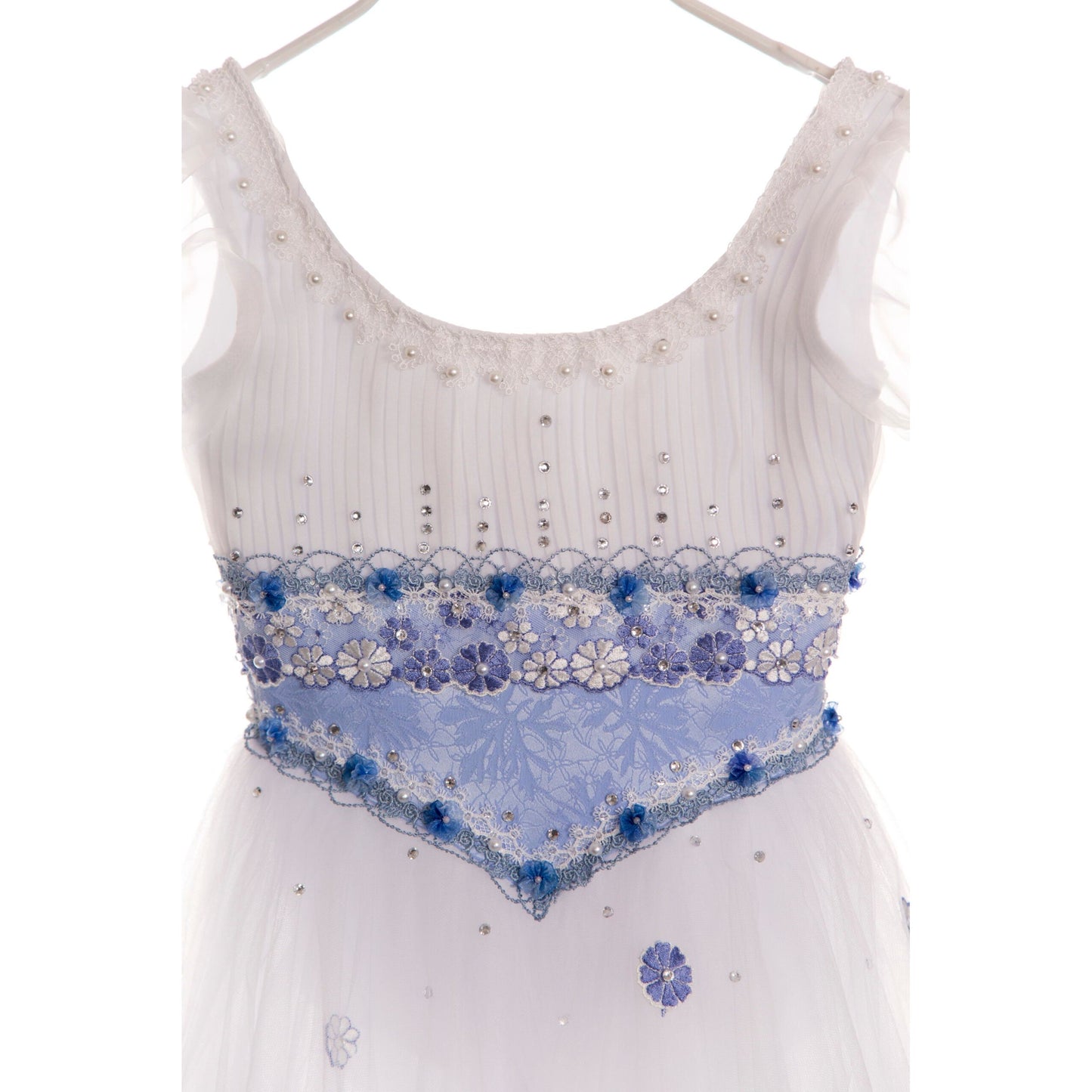 Romantic Peasant Ocean Blue Professional Ballet Tutu Dress