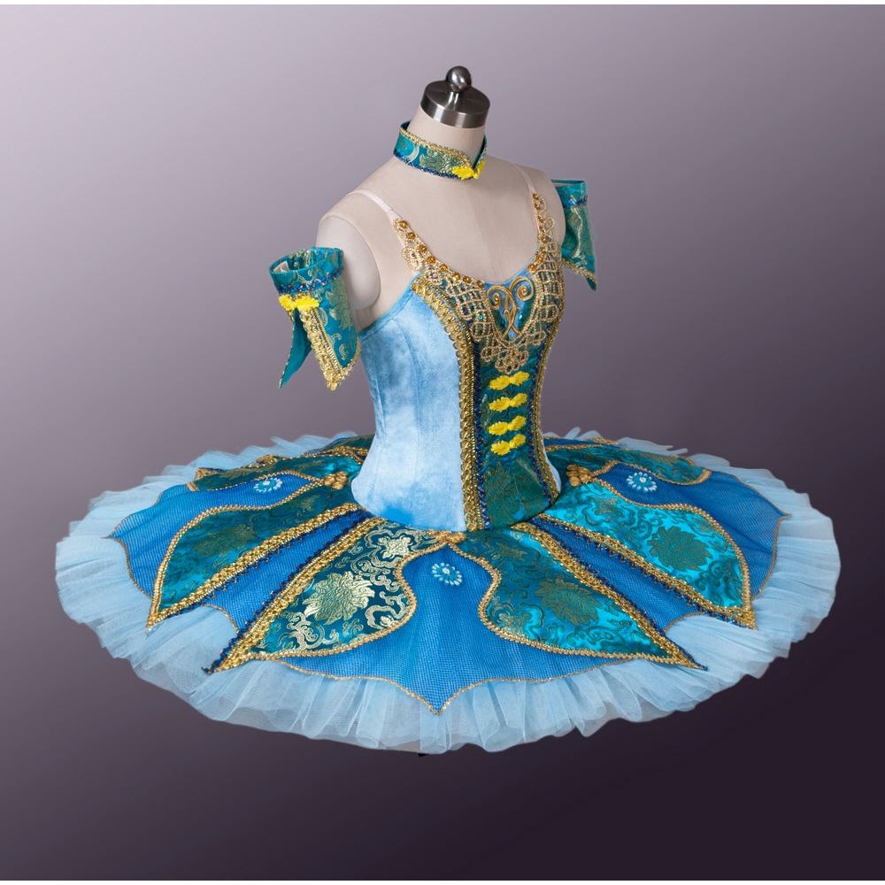 Professional Chinese Doll Ballet Tutu (Red or Blue)