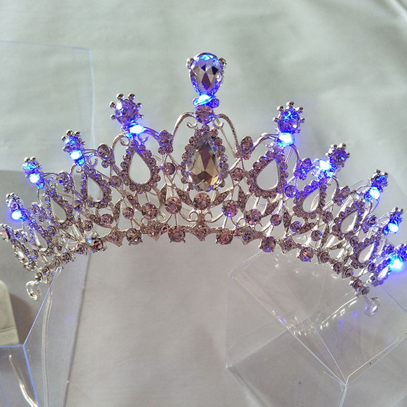 5 Colors Ballet Performance Led Light Crown