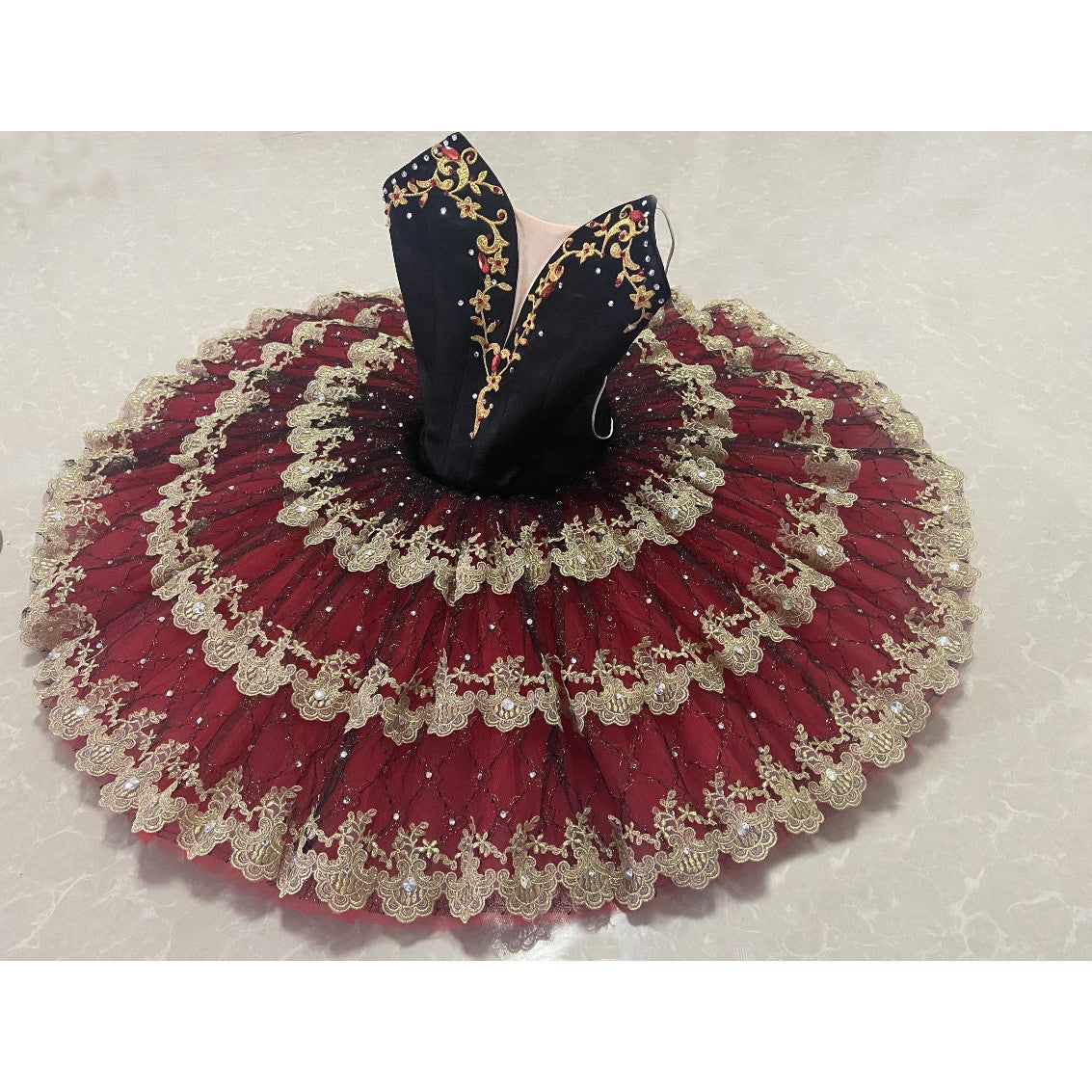 Kitri Wedding Spanish Tutu Variation Premium Tutu - Choose Color, Add Sleeves