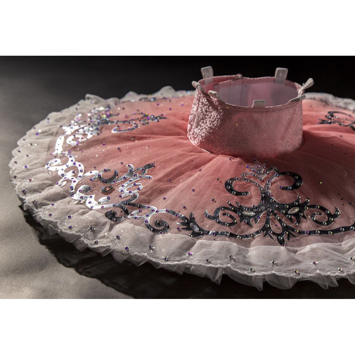 Lovely Pink and Silver Professional Tutu