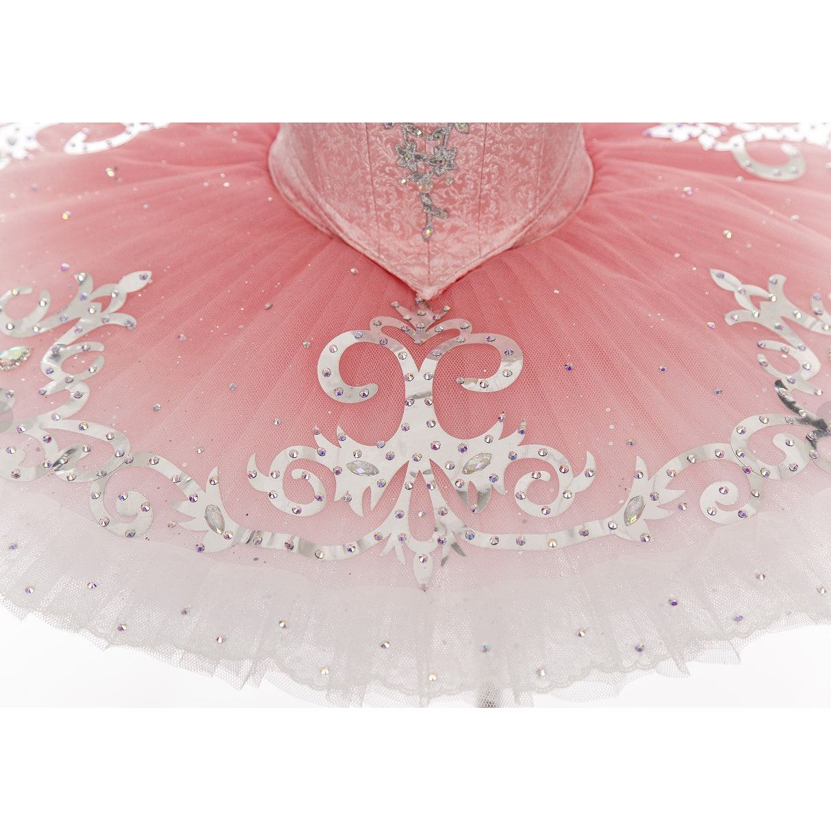 Lovely Pink and Silver Professional Tutu