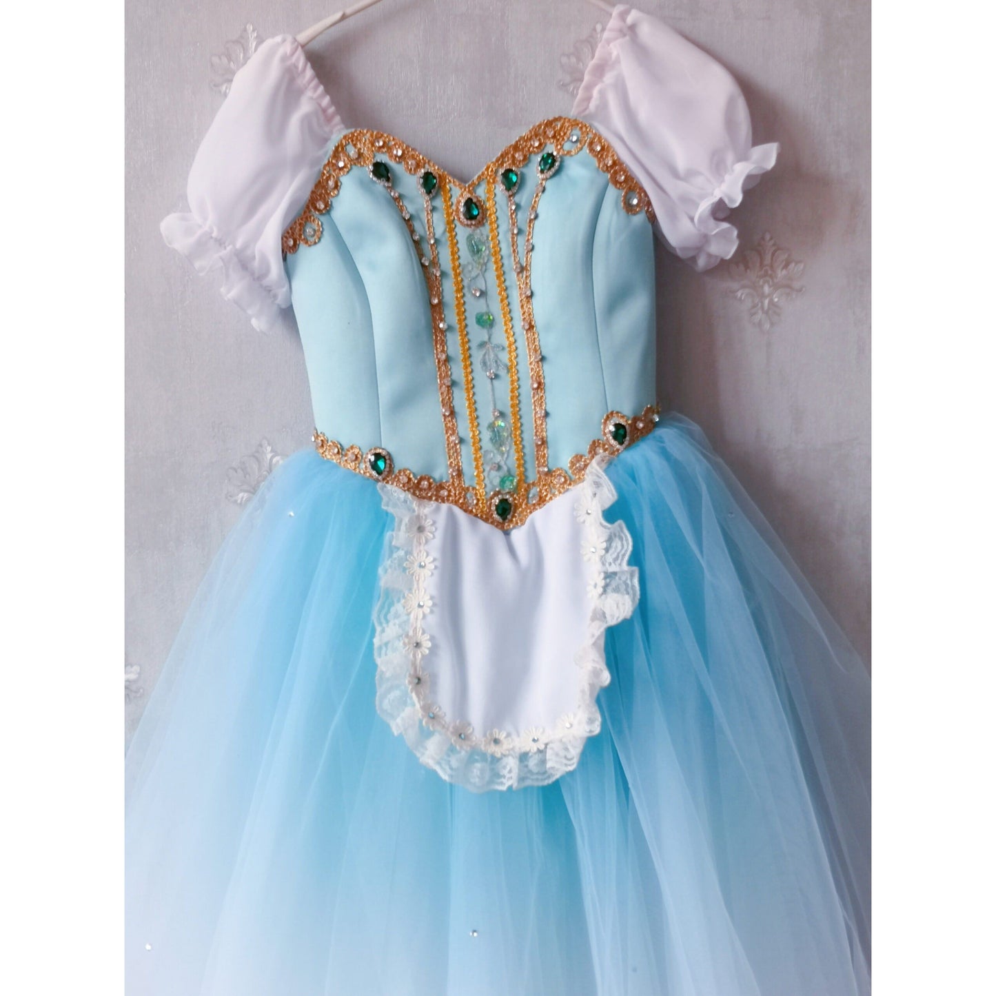 Romantic Sky Blue Professional Ballet Tutu Dress