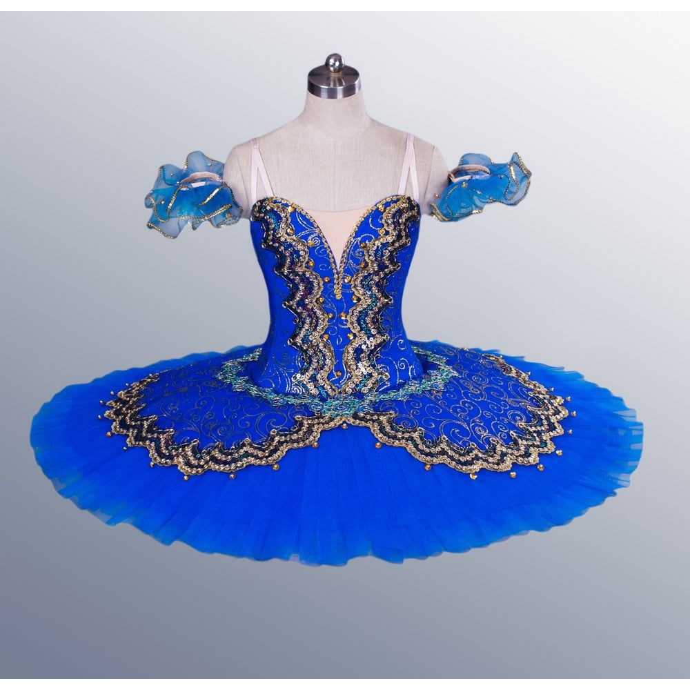 Paquita Pancake Tutu Dress, Red or Blue Colors Available