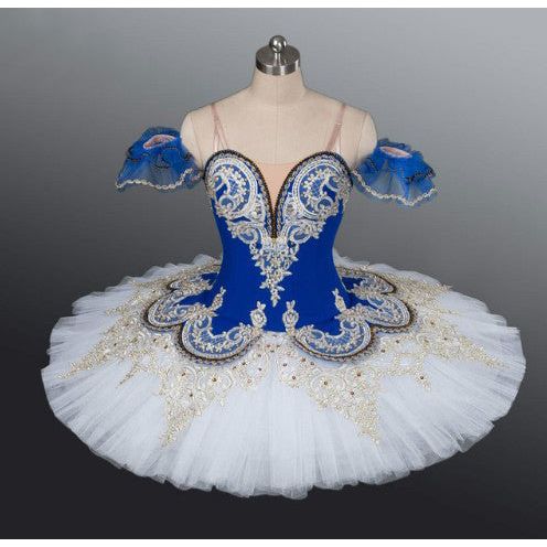 Dark Blue and White Princess Premium Tutu