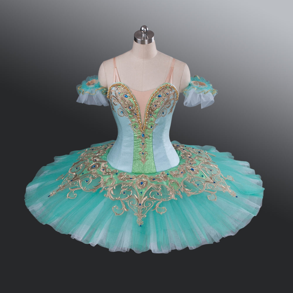 Professional Premium Adorable Green Pancake Tutu