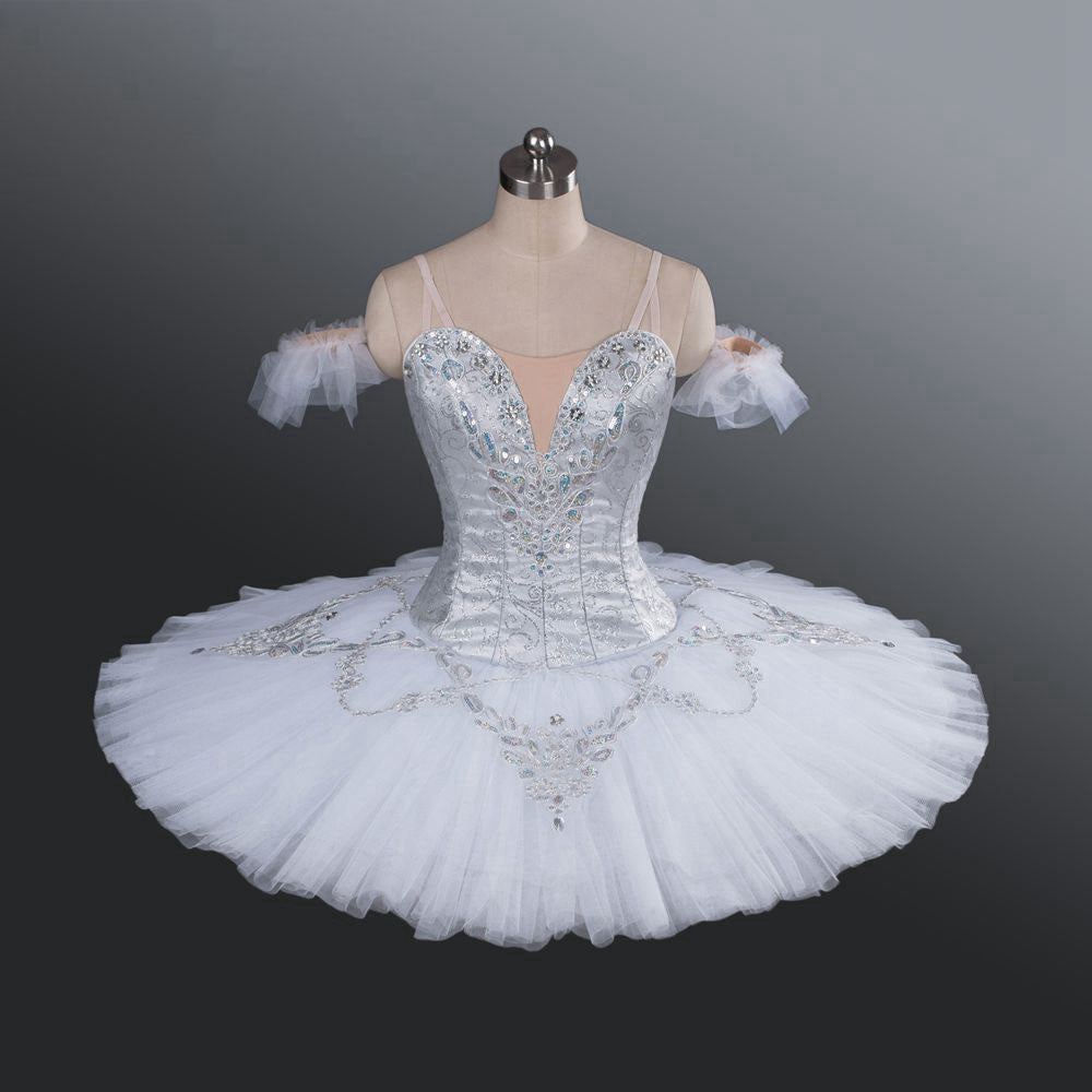Silver Snow Royal Wedding Classical Pancake Tutu