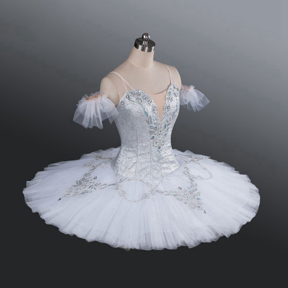 Silver Snow Royal Wedding Classical Pancake Tutu