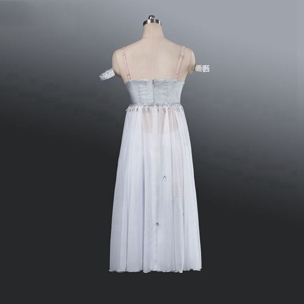 Silver Romance Professional Ballet Dress