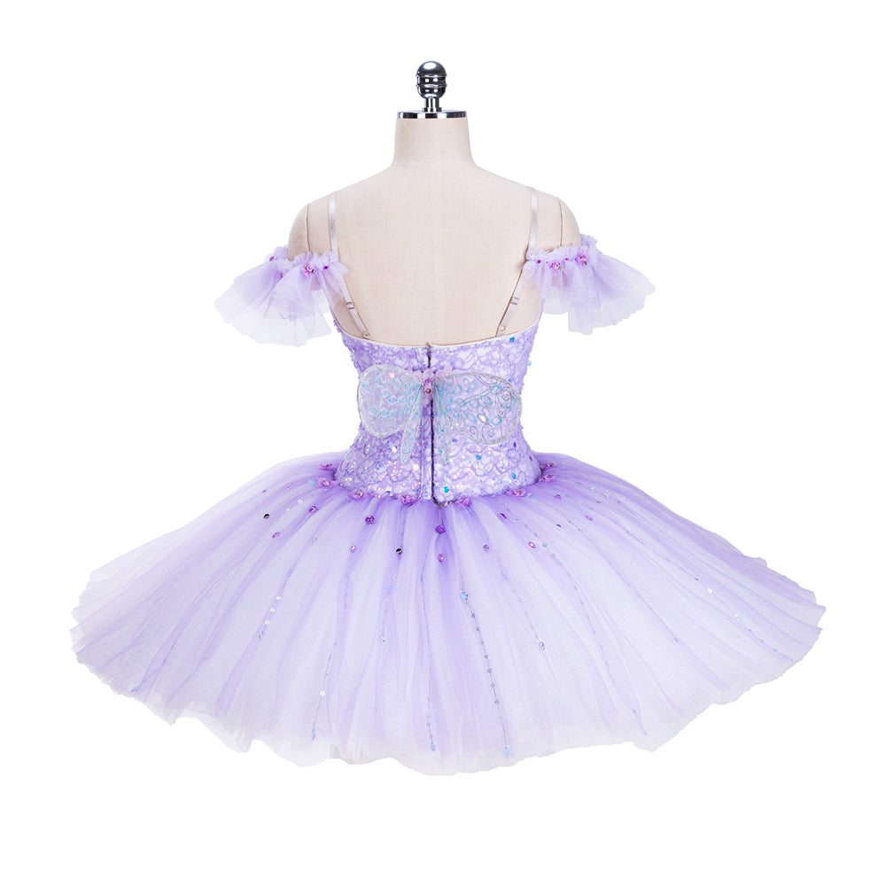 Princess Lilac Fairy Lavender Bell-Shaped Pancake Tutu