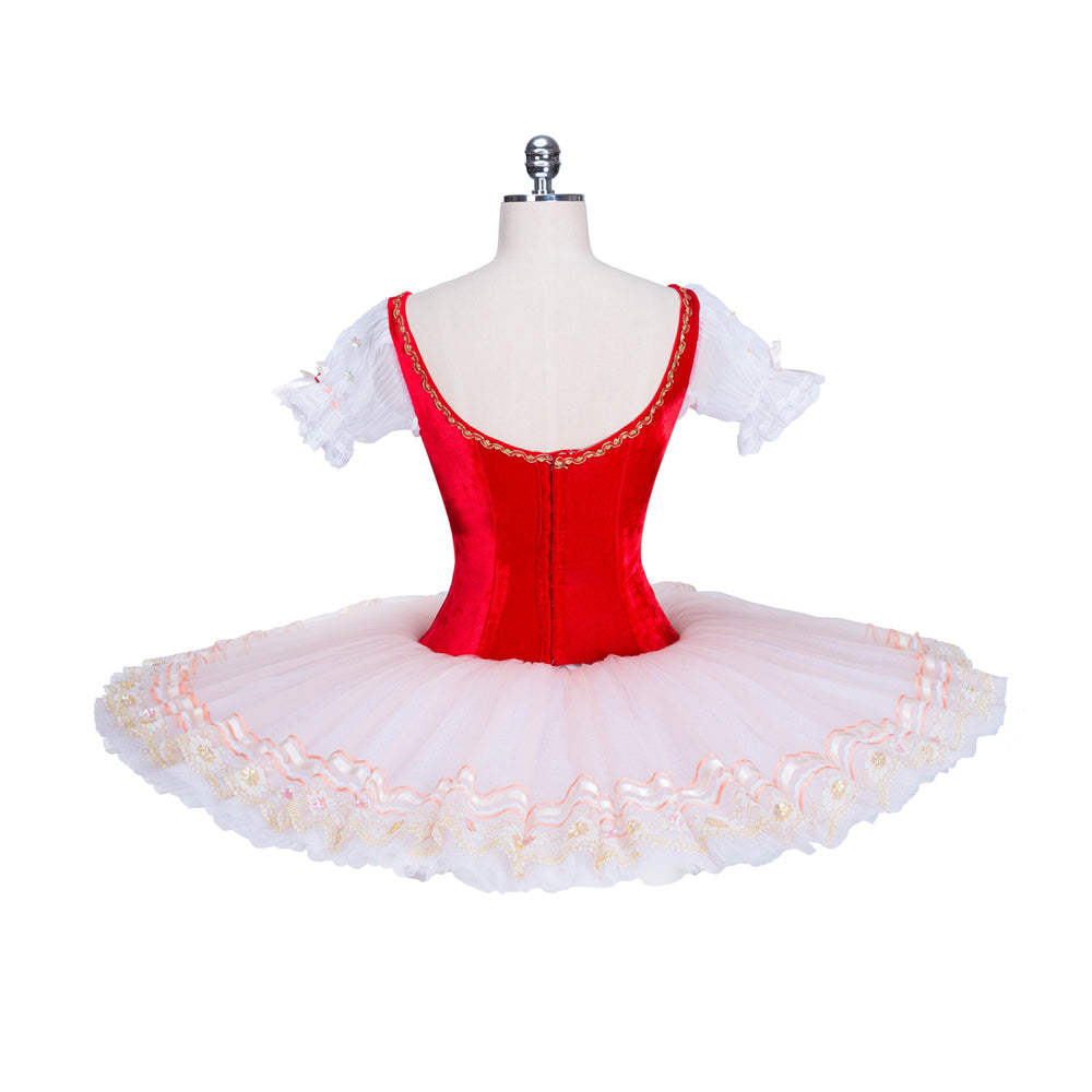 Adorable Peasant Red and Pink Pancake Tutu