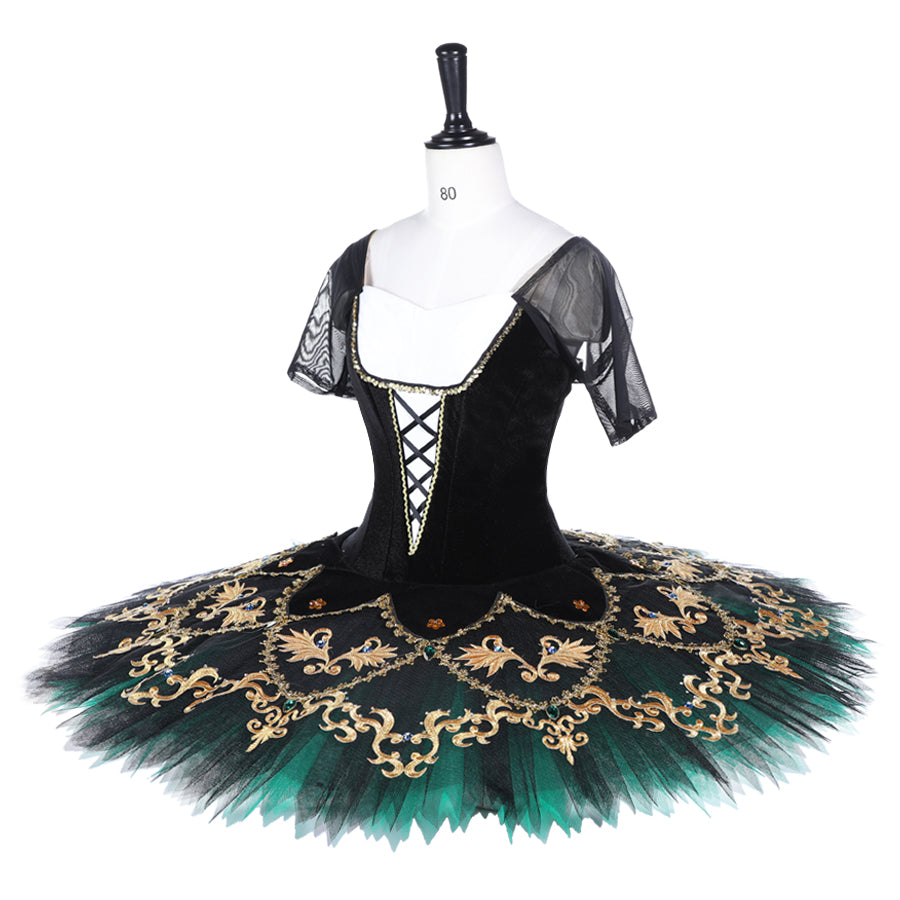 Black Green Pearl Princess Premium Tutu