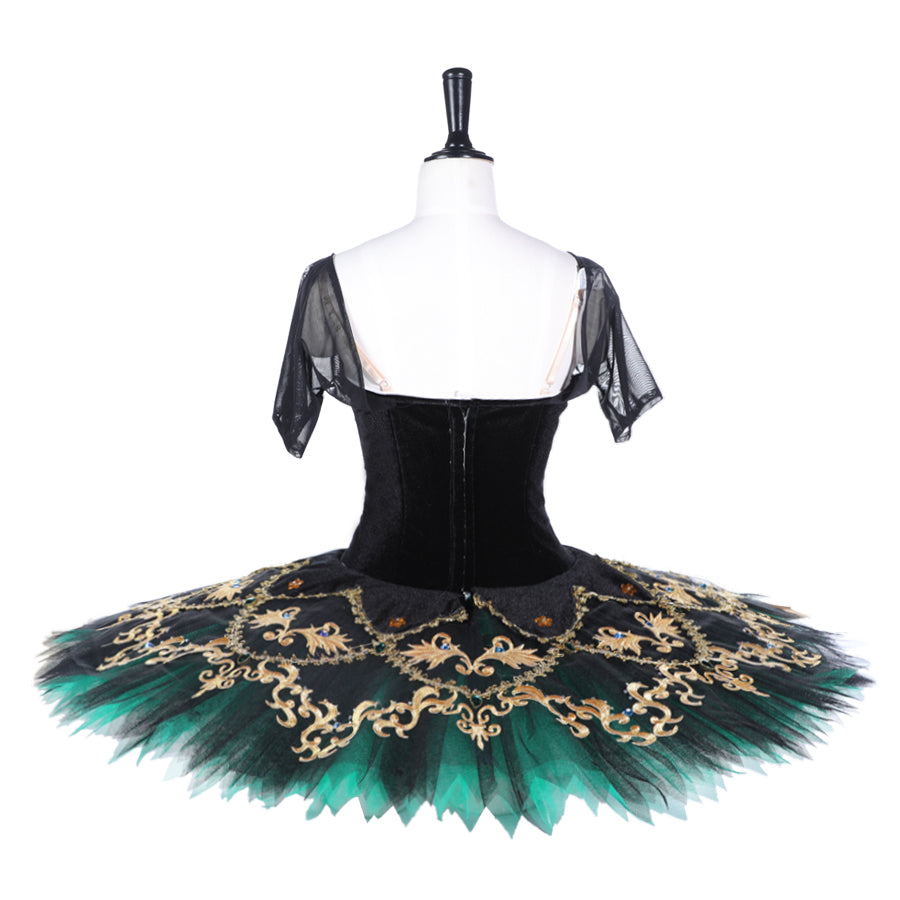 Black Green Pearl Princess Premium Tutu