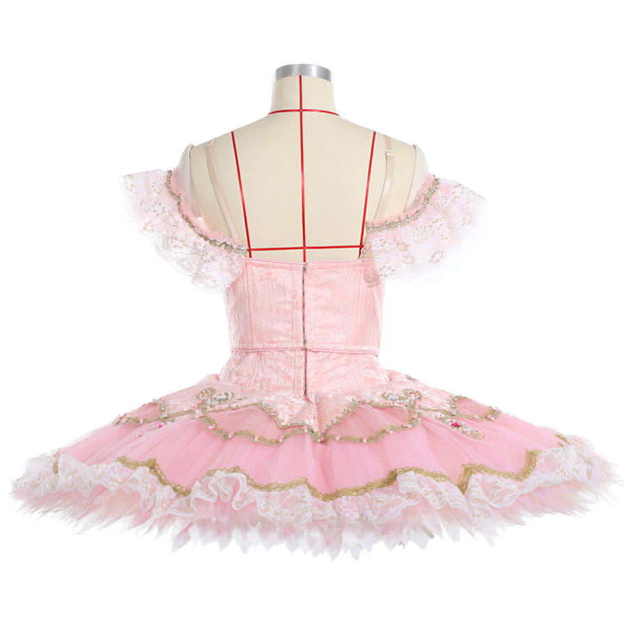 Gypsy Spanish Peasant Red Pancake Tutu