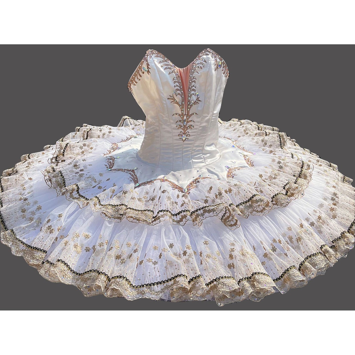 Royal Day Cream and Gold Pancake Tutu