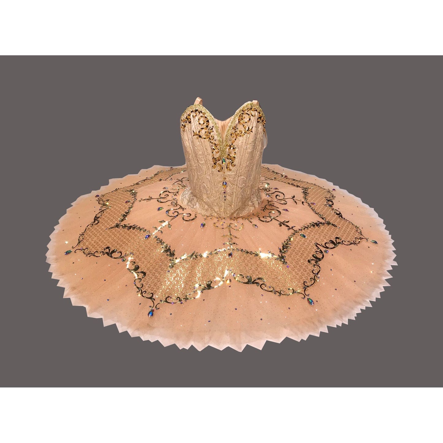 Gold Royal Antique Pancake Tutu