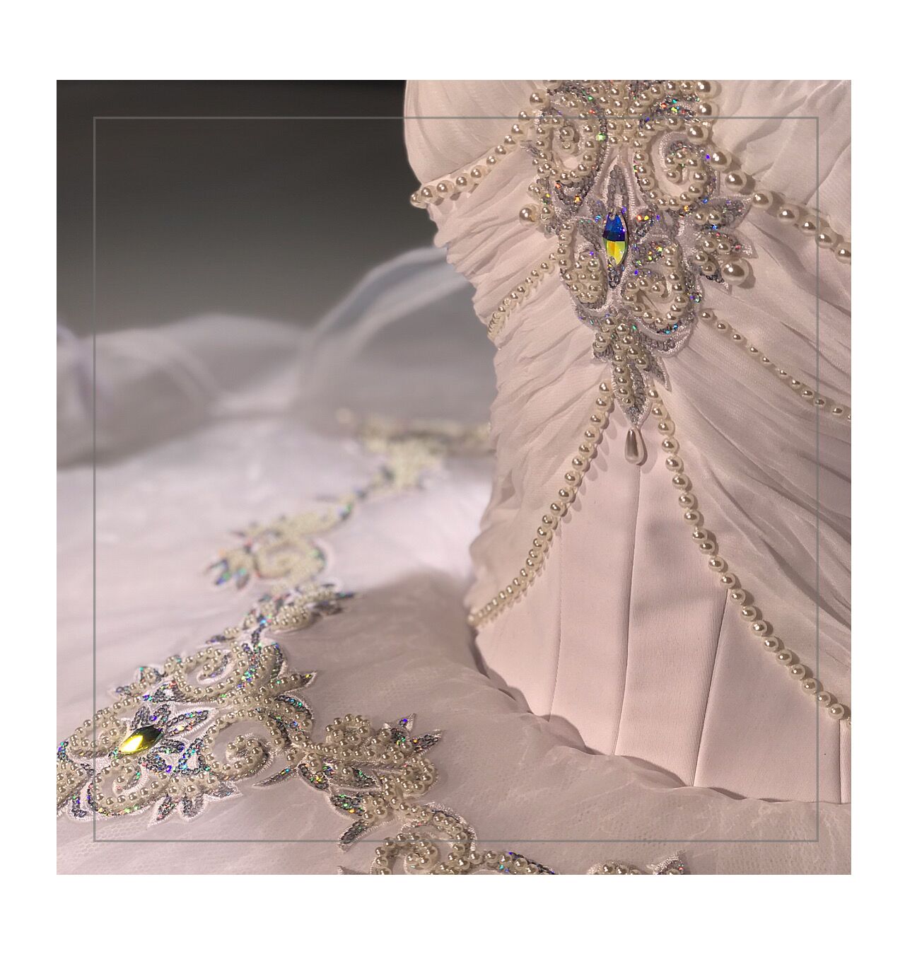 Classical Blue Odalisque Pancake Tutu (Blue, Purple or White)
