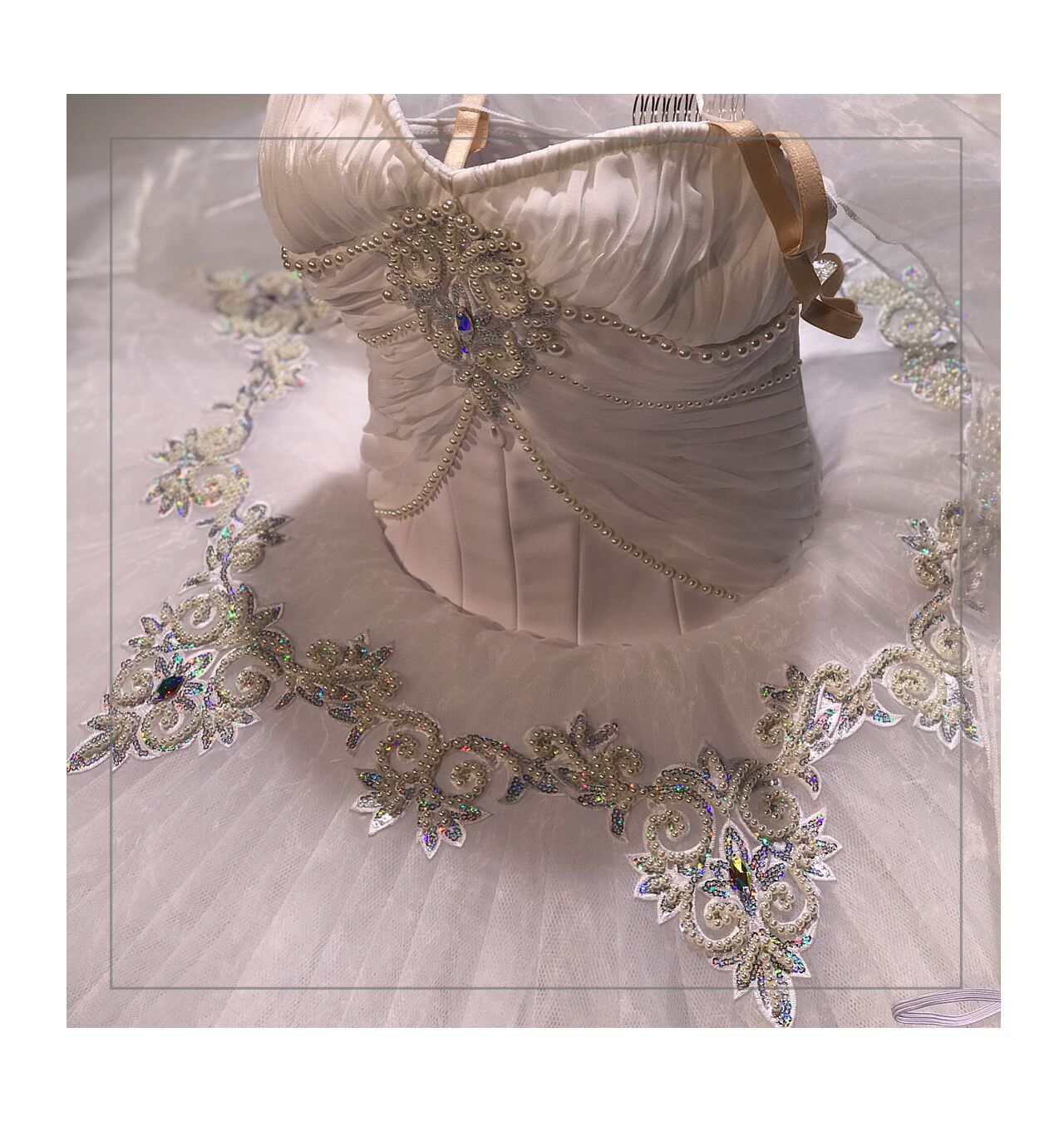 Classical Blue Odalisque Pancake Tutu (Blue, Purple or White)