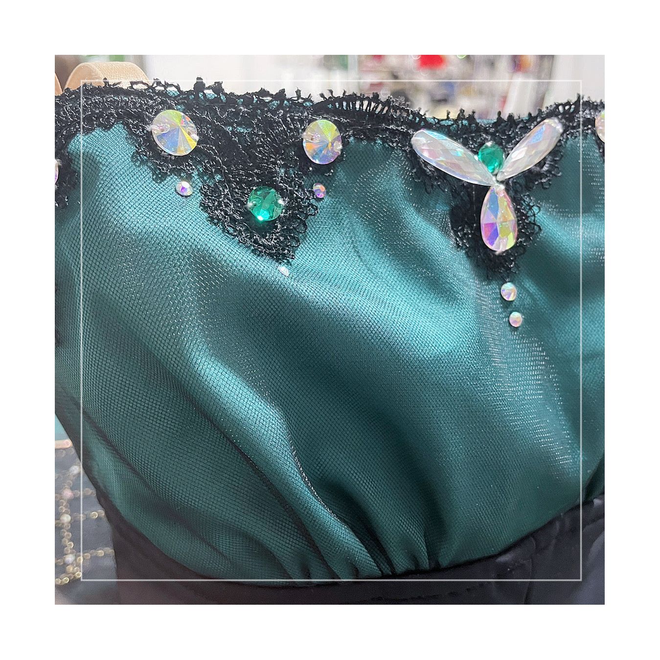 Golden Ara Green Royal Elegant Pancake Tutu