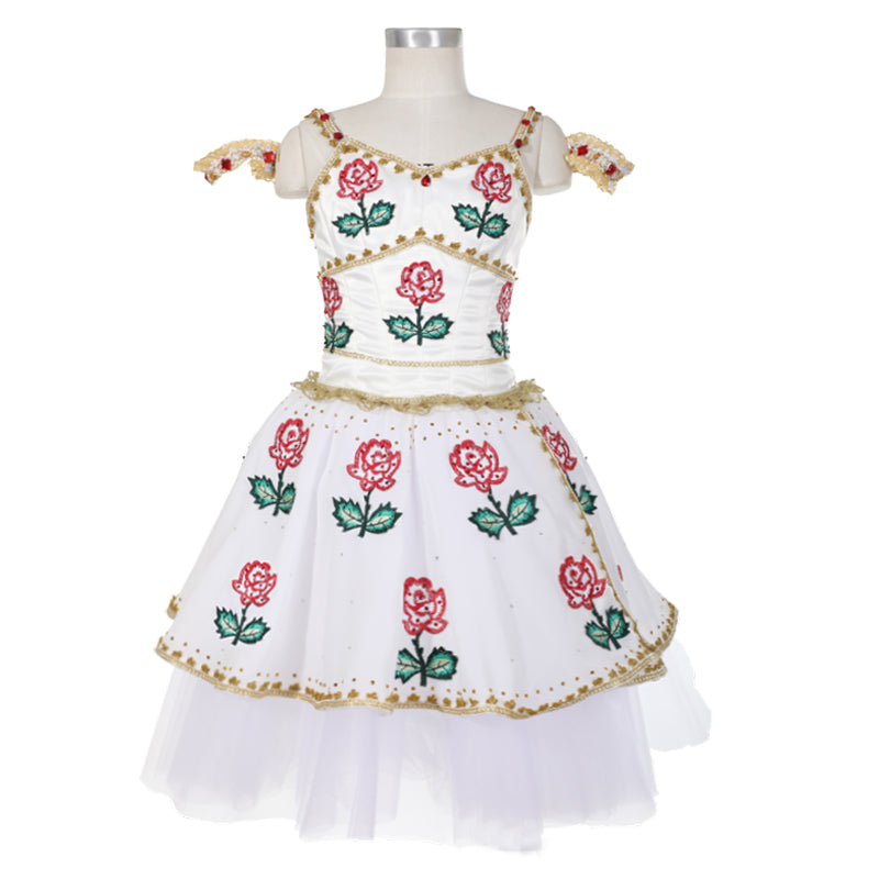 Awakening of Flora Professional Romantic Dress (Pink or Red Roses)