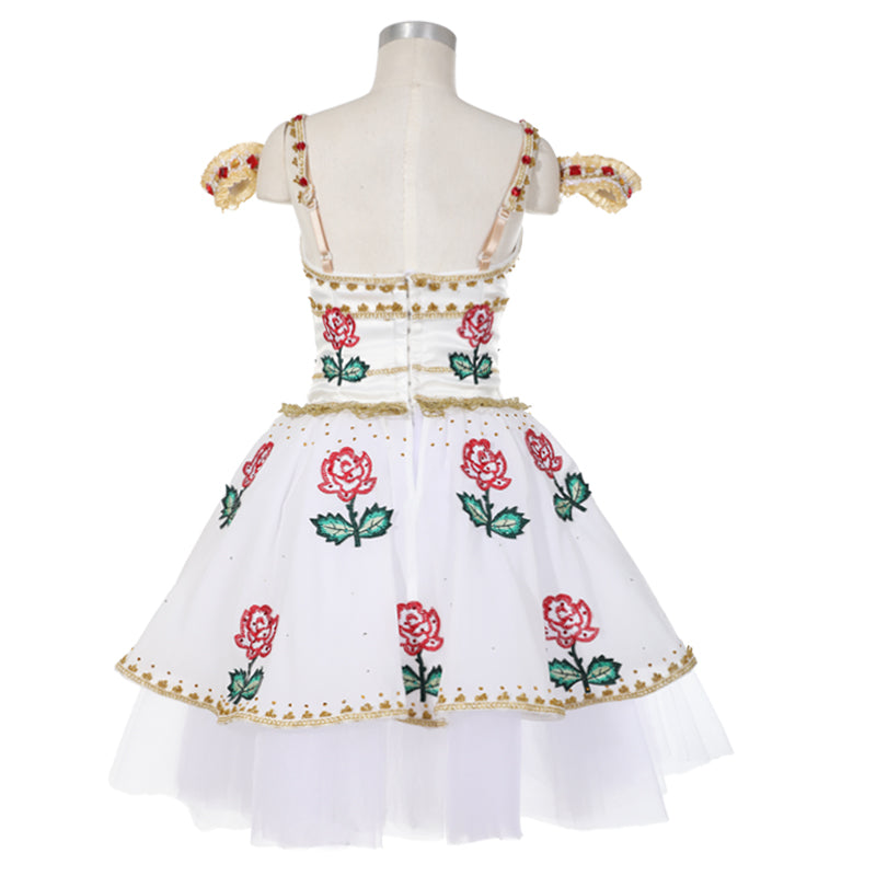 Awakening of Flora Professional Romantic Dress (Pink or Red Roses)