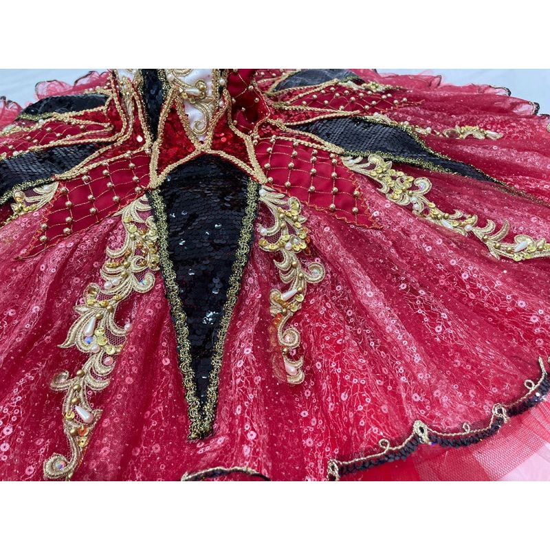 Romantic Princess/Sugar Plum Fairy Premium Pink and Gold Tutu