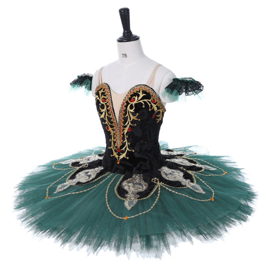 Royal Green Pancake Tutu - Choose Color